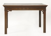 Lot 557 - A George III-style mahogany serving table