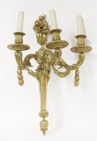 Lot 560 - An ormolu wall light