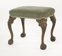 Lot 573 - A George I-style stool