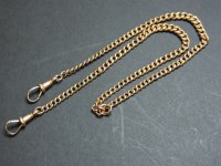 Lot 88 - A gold Albert chain
