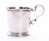 Lot 78 - A William IV silver mug