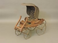 Lot 472 - A Victorian child's toy carriage