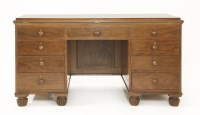 Lot 646 - A Victorian mahogany architect's desk