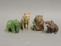 Lot 221 - Four hardstone figures