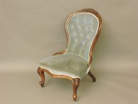 Lot 685 - A Victorian nursing chair