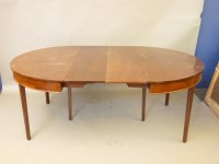 Lot 650 - A mahogany dining table