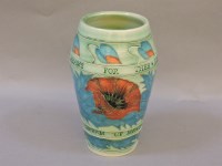 Lot 236 - A Dennis China Works Sally Tuffin designed poppy vase