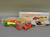 Lot 216 - A Dinky Supertoys Mighty Antar low loader with propeller 986