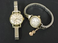 Lot 97 - A ladies 18ct gold watch