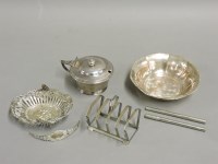 Lot 127 - A German silver dish