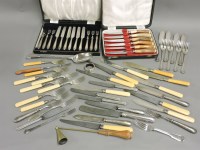 Lot 349 - A collection of flatware