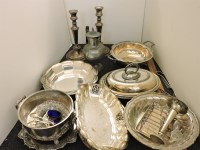 Lot 433 - A large quantity of silver plated items