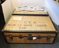 Lot 393 - Two old trunks