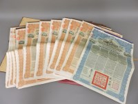 Lot 399 - Forty-three old Chinese government bonds