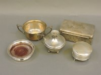 Lot 126 - A group of silver items