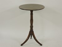 Lot 619 - A strung mahogany tripod table