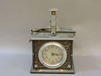 Lot 312 - A clocking in clock