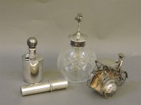 Lot 148 - A Penhaligon's silver atomiser and scent bottle