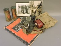 Lot 430 - A WWII No 4A gas mask and bag