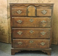 Lot 673A - An East Anglian oak chest