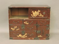 Lot 694 - A Japanese lacquered Kodansu