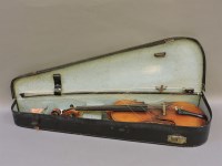 Lot 461 - A German violin