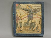 Lot 233 - A composition panel of a knight