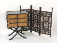 Lot 646 - An Oriental style chest