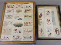 Lot 504 - Twenty-six WW1 silk postcards