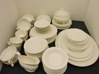 Lot 463 - A Wedgwood 'Patrician' pattern moulded cream dinner service