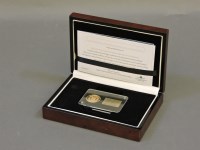 Lot 163 - A cased sovereign