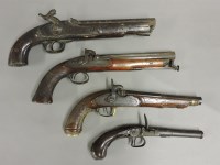 Lot 447 - Four various pistols