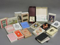 Lot 170 - Nineteen sets of playing cards