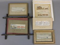 Lot 115 - Four stevengraphs