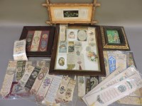 Lot 234 - Thirty-five woven silk book marks