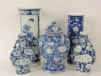 Lot 405 - 19th century blue and white ware