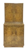 Lot 226 - An Art Deco walnut cocktail cabinet