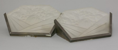 Lot 248 - A pair of Art Deco wall lights