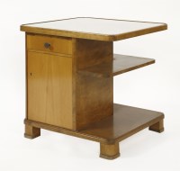 Lot 152 - An Art Deco satinwood and walnut side table
