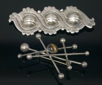 Lot 13 - An early sterling silver Mexican brooch