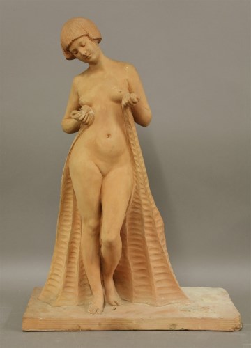 Lot 155 - An Art Deco terracotta figure