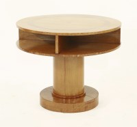 Lot 194 - An Art Deco oak and walnut coffee table