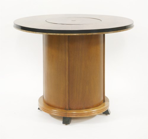 Lot 255 - An Art Deco circular 'Surprise' drinks table