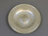 Lot 208 - A modern silver Armada dish