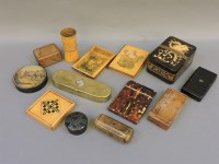 Lot 114 - Two small boxes