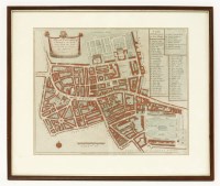 Lot 1 - 'A mapp of the Parish of St Giles's in the Fields taken from the last servey with corrections and additions'