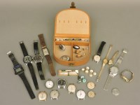Lot 88 - A gentleman's sterling silver Art Deco strap watch