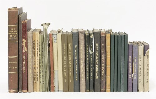 Lot 382 - NOTTINGHAM INTEREST: ALFRED STAPLETON: Personal copies of his own published books relating to Nottingham