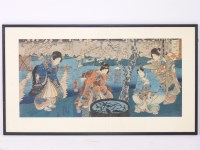 Lot 1332 - Three Japanese prints
