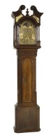 Lot 404 - A George III mahogany longcase clock